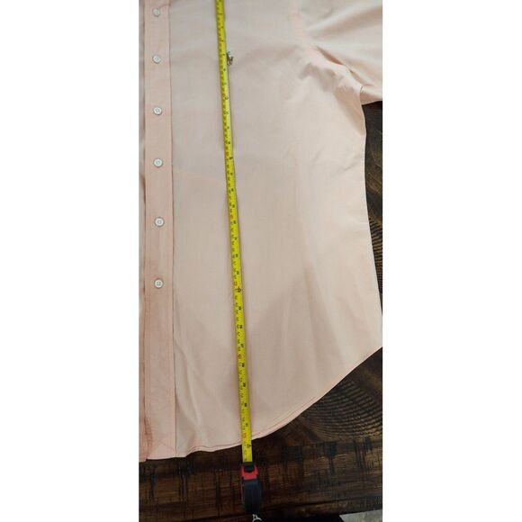 Ralph Lauren Shirt Mens XL Peach‎ Orange Button Down Long Sleeve Colorful Pony - Picture 7 of 8